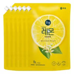 순샘 레몬 주방세제 리필 1L X 6개