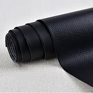 대형 인조가죽 소파 안마의자 교체 수리 리폼 수선 패치 스티커 시트지 레자 원단 50cm x 137cm - 블랙