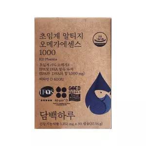 담백하루 초임계 알티지 오메가 에센스 1000 1255mg x 30캡슐 / 써클