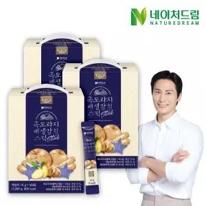 흑도라지 배 생강 청 스틱 100포 3박스 /흑도라지청/배도라지청