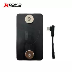 라이카 2in1 오토바이 충전패드 딱판 C타입 8핀 멀티포트 배달대행 찍판