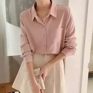 [코코블랑] 링클프리 포켓 긴팔셔츠