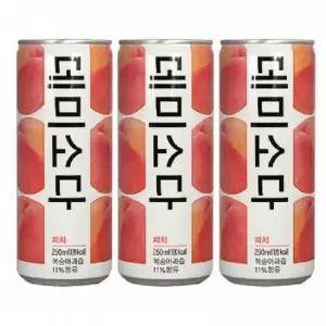 [동아오츠카]데미소다 피치 250ml x 30캔