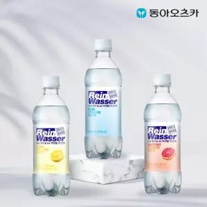 (G)라인바싸 탄산수/탄산음료 500ml 4박스(플레인,레몬,자몽)