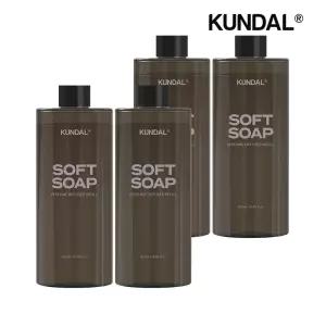 쿤달 퍼퓸 디퓨저 리필 소프트솝 500ml x4개