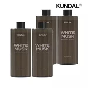 쿤달 퍼퓸 디퓨저 리필 화이트머스크 500ml x4개