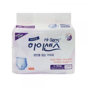 하이센스 언더웨어 입는 팬티형 요실금 기저귀 특대형 10매-4개