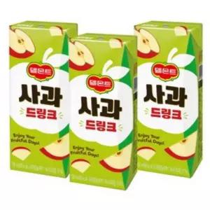롯데 델몬트 사과 드링크팩 190ml x 48 무배
