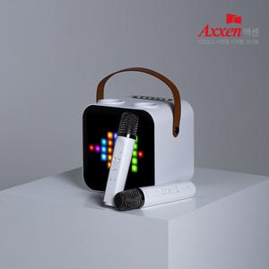 액센 K200 미니 휴대용 듀엣 가라오케 노래방 세트