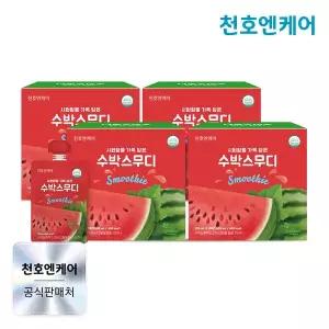 [천호엔케어] 시원함을 가득 담은 수박스무디 100mL 10팩 4박스