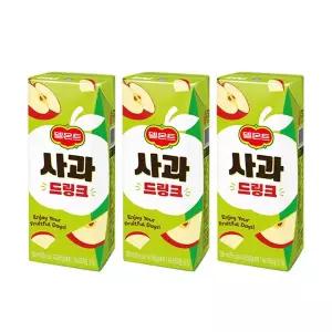 델몬트 사과 드링크 190ml/ 24팩