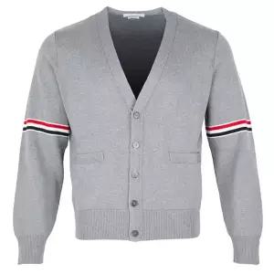 [톰브라운] 밀라노 스티치 면 가디건 MKC310A-Y3007 055 (LIGHT GREY)