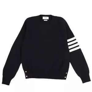 [톰브라운] 밀라노 스티치 면 니트 MKA202A-00219 415 (NAVY)