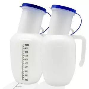 대명 휴대용 소변기 1000ml 남성용 소변기 환자용 침상변기 간병