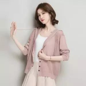 [하프클럽/모노베이직]여름 시원한 후드 니트 가디건 (mb0189)
