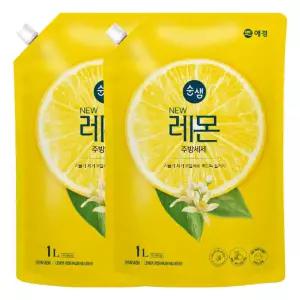 순샘 레몬 주방세제 리필 1L X 2개