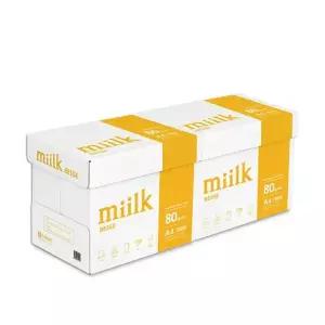 [밀크] 눈이 편한 베이지 미색 복사용지 A4용지 A4 80g 5000매(2500매x2박스) SAMU(A)