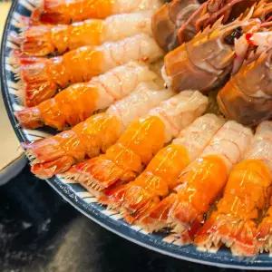 [산해직송]새우회 1종/딱새우회 125g(16-21미)