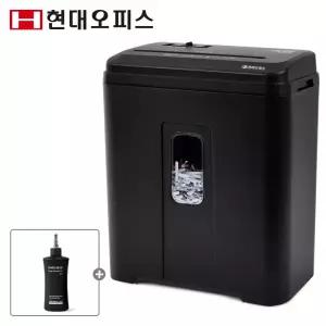 [현대오피스] 소형 문서세단기 PK-612X +오일 파지함 12.5L 최대6매 가정용 개인용 파쇄기 세절기