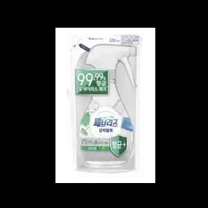 페브리즈 섬유탈취제 강력탈취 항균플러스 산뜻한향 리필 320ml 5개