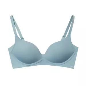 [Wonderbra]원더브라  일체형 볼륨 몰드 노와이어 브라 블루그레이 WBWBR3O01D