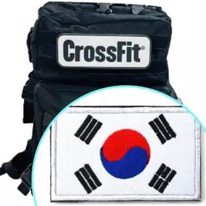 가방 도복 패치 와펜 크로스핏 백팩 자수 태극기 마크 벨크로 찍찍이 헬스 배낭 장식 붙이는 소품 커스텀