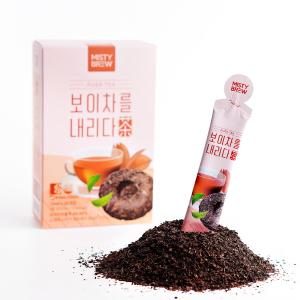 미스티브루 보이차를 내리다 액상차 스틱 25ml x 20개입 운남성 보이차 폴리페놀