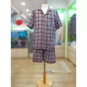 레노마세이브존01레노마남루체른체크아사5부잠옷세트REAC1SH53417