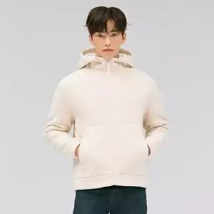 공용 폴라폴리스 보아 본딩 후드집업-DFZU4303D0A
