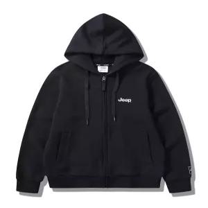 JQ1TZU002 블랙 25년 선기획) 지프 베이직 후드 집업SC