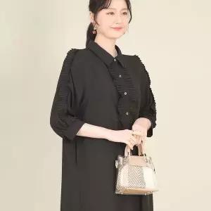 [NS홈쇼핑]애비뉴투지 엄마옷 베르 플리츠 앞마이 봄 가을 칠부 정장 원피스 K03521..