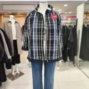 밴드카라 체크점퍼  J5B5O-01-1 348BP