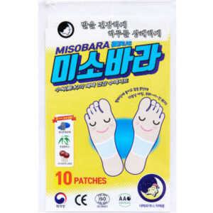 정품 네떼루마니 수액시트 미소바라 10매 발바닥패치 발마사지,목초액, 발피로 독소제거