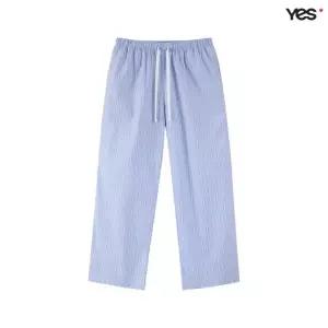 [롯데백화점]예스 스트라이프 코튼 팬츠 남여공용 이지웨어 하의 YSMEB251