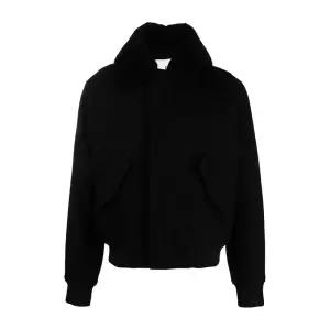 [명품] 시어링 카라 울 자켓 블랙 UJK010 WV0020 001