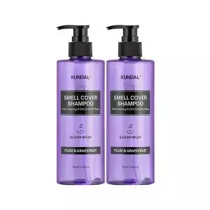 쿤달 올데이 스멜커버 청소년샴푸 플럼앤그레이프프룻 400ml, 2개