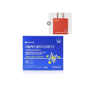 정관장 알파프로젝트 더블케어 알티지 오메가3 1박스 (505mg x 120캡슐)