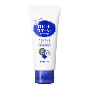 일본정품 로제트 ROSETTE 고마쥬 필링젤 120g 숯 AHA 얼굴 각질제거젤 청색