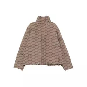 발렌시아가 로고 패치 퀼팅 패딩 재킷 681885TML33 TP440363812