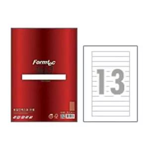 라벨지 파일 인덱스용 13칸 20매 LQ-3662 폼텍 (WB753B4)