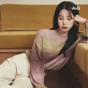 더엣지 [by 임지연][최초가 69 900원] 옴브레 알파카 혼방 풀오버