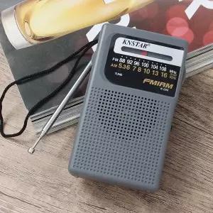 시그널 AMFM 휴대 라디오(그레이) 미니 효도라디오