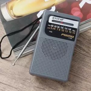 시그널 AMFM 휴대 라디오(그레이) 미니 효도라디오 (WBF0A30)