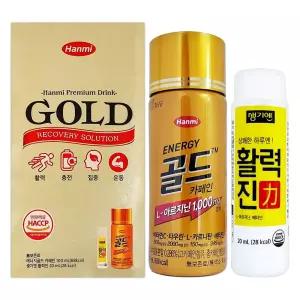 한미약품 에너지골드 카페인 100ml+생기엔 활력진 20ml 세트 10개입