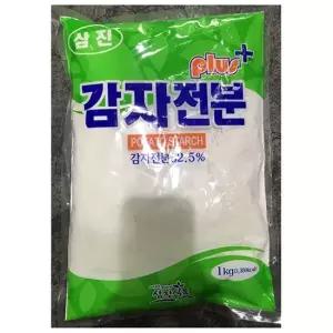 친절한탄씨 혼합감자전분 삼진 1k)X10 감자전분 감자가루 가루 식당용