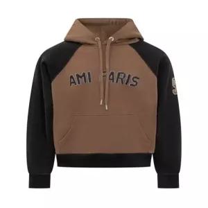 [해외배송] 25FW 아미 후드 티셔츠 H25HSW768747 2162H25 NOISETTE NOIR