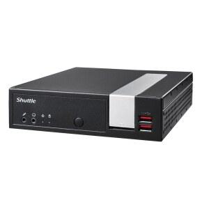 셔틀 XPC 슬림 DL20NV2 미니 팬리스 베어본 PC 인텔 셀러론 N4505 2 5Gbps LAN 없음 RAM HDD/SSD OS 블랙