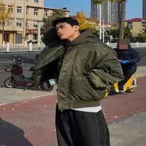 하이퍼 오버핏 패딩 웰론 오리털 덕다운 겨울 아우터 점퍼 항공점퍼 ma-1