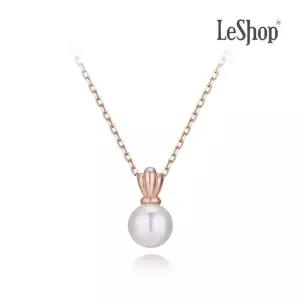 [르샵주얼리] 14K 라피네 진주 목걸이(GoldPlated)_LJ5331BRN