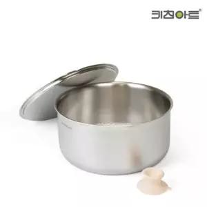 키친아트 무연마제 인덕션 통5중 스텐316 손잡이 탈착식 냄비 16cm